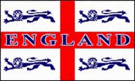 England 4 Lions Flags